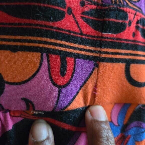 Hale Bob Vibrant Floral Maxi Dress S Cutout Back Boho Hippie Maximalist Sundress - Picture 5 of 10